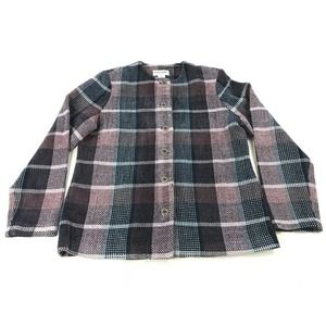 Alfred Dunner Button Up Cardigan / Blazer 10P